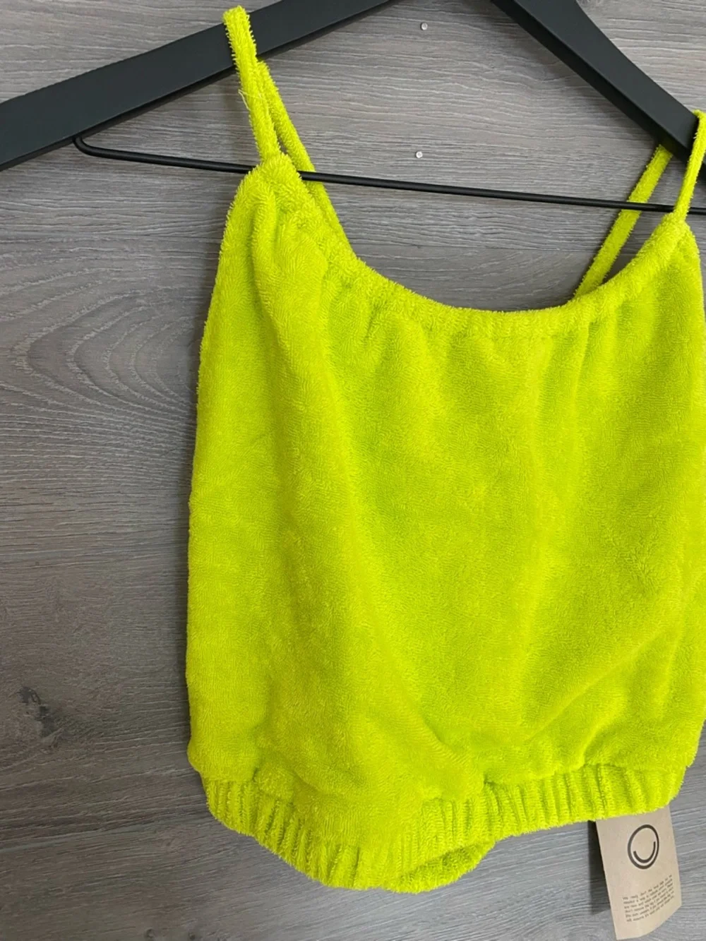 For Days Ruched Halter Top Terry NWT - Picture 2 of 5